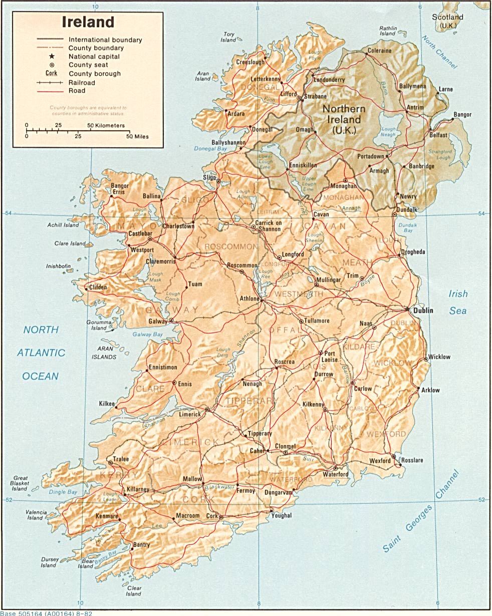 Irland Karte
