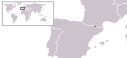 Karte Andorra