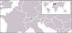 Karte Liechtenstein