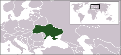 Karte Ukraine