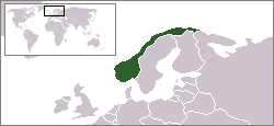 Karte Norwegen
