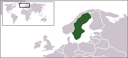 Karte Schweden