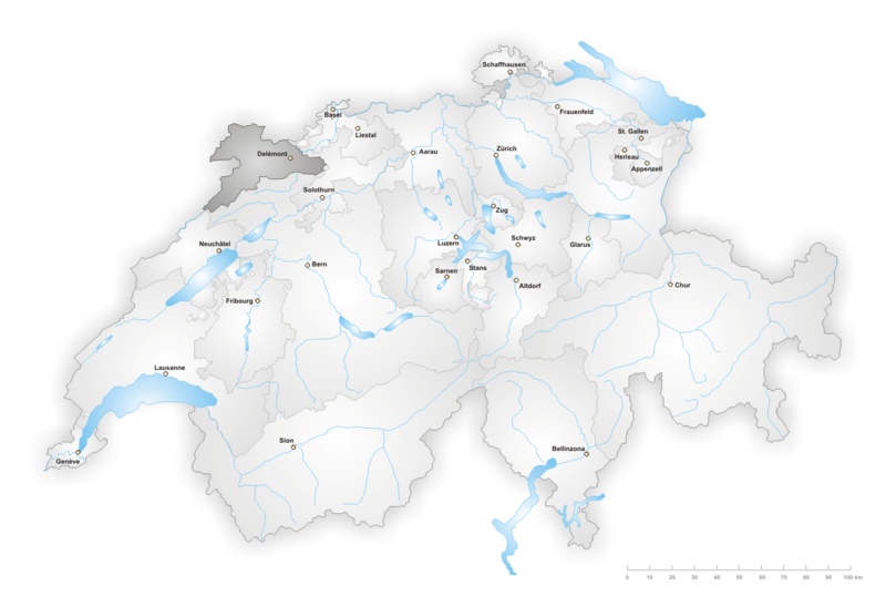 Lage Kanton Jura