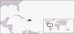 Karte D0ominikanische Republik