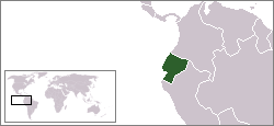 Karte Ecuador