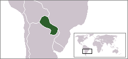 Karte Paraguay