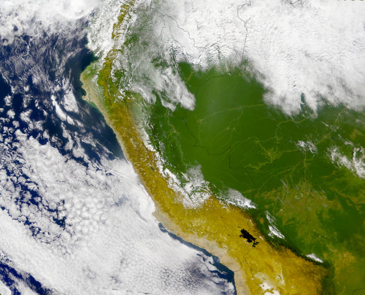Satellitenfoto Peru