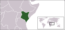 Karte Kenia