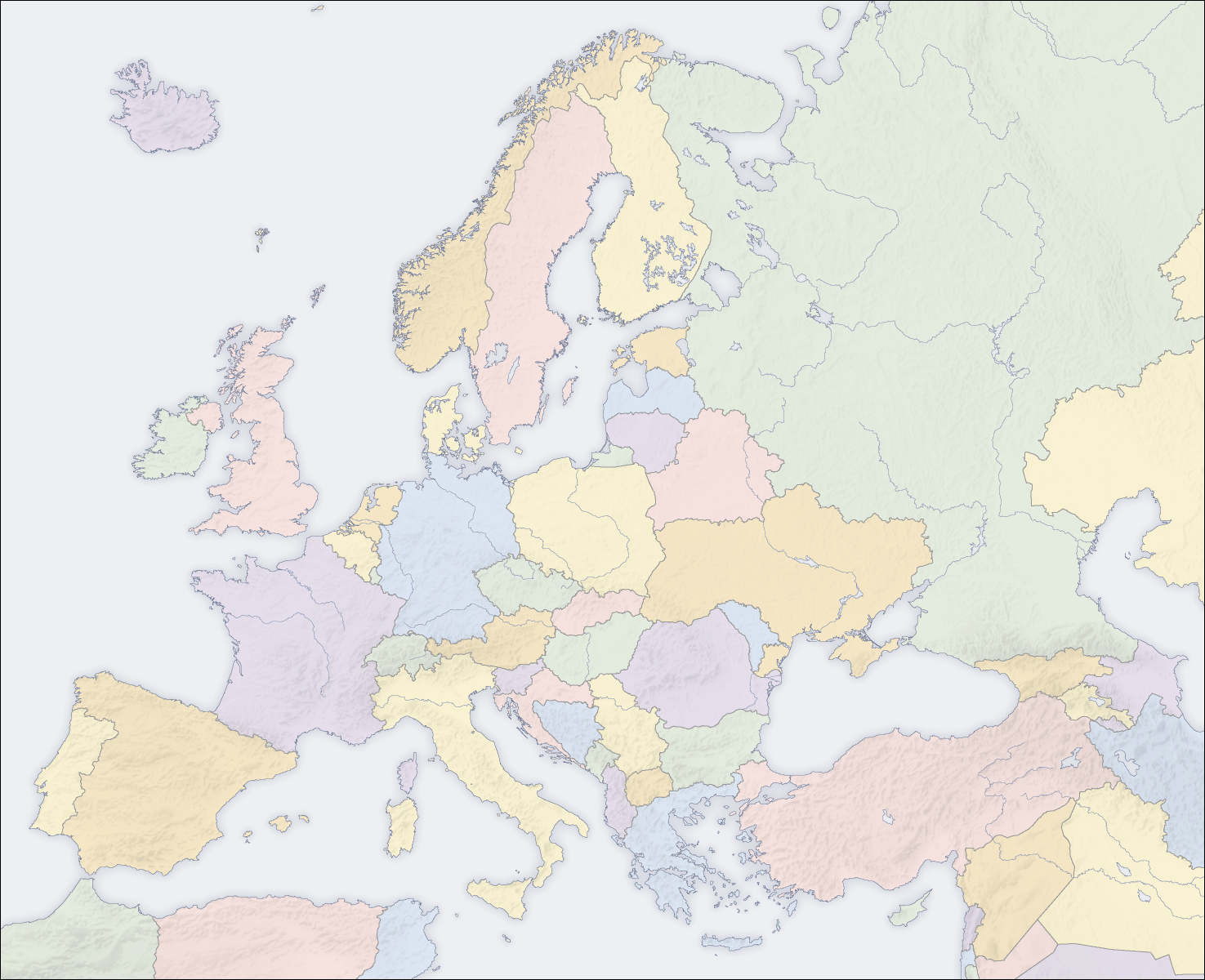 Karte Europa
