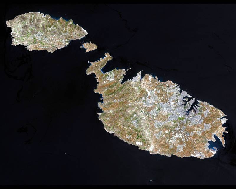 Satellitenfoto Malta