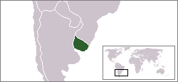 Karte Uruguay